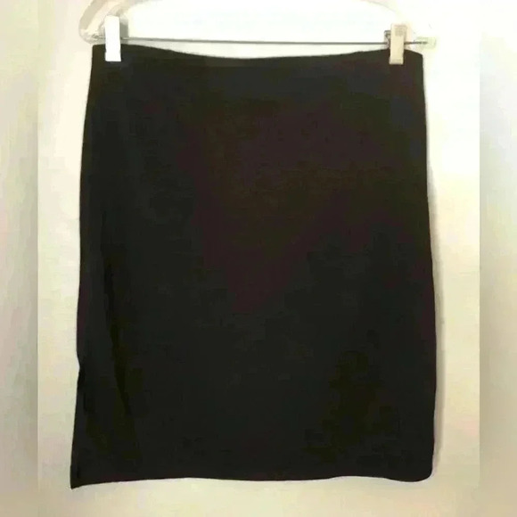 Vtg New York&Co Black Stretch Polyester Skirt Women M - Picture 7 of 9